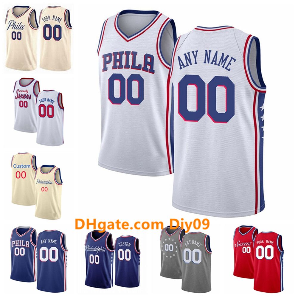 custom 76ers jersey