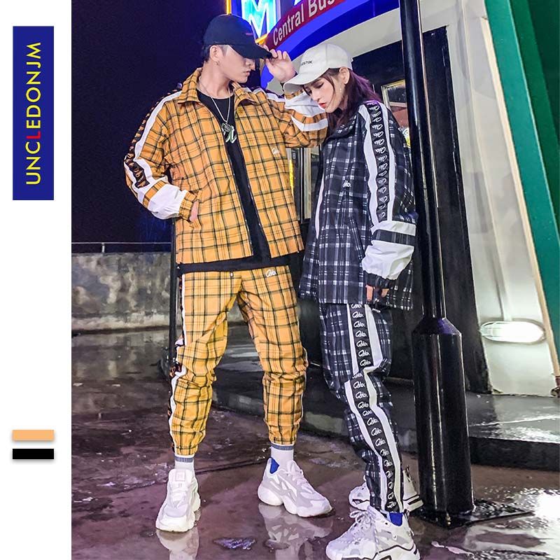 plaid sweatsuit
