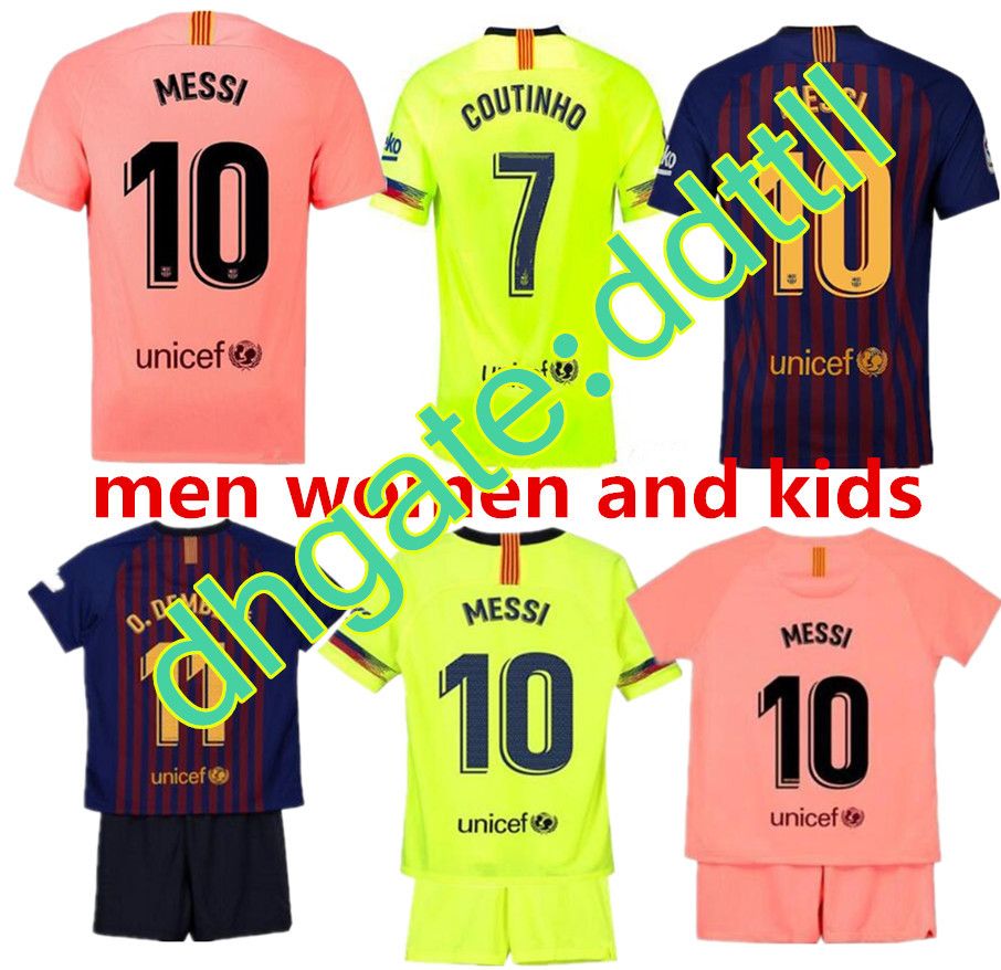 fc barcelona women's jersey messi