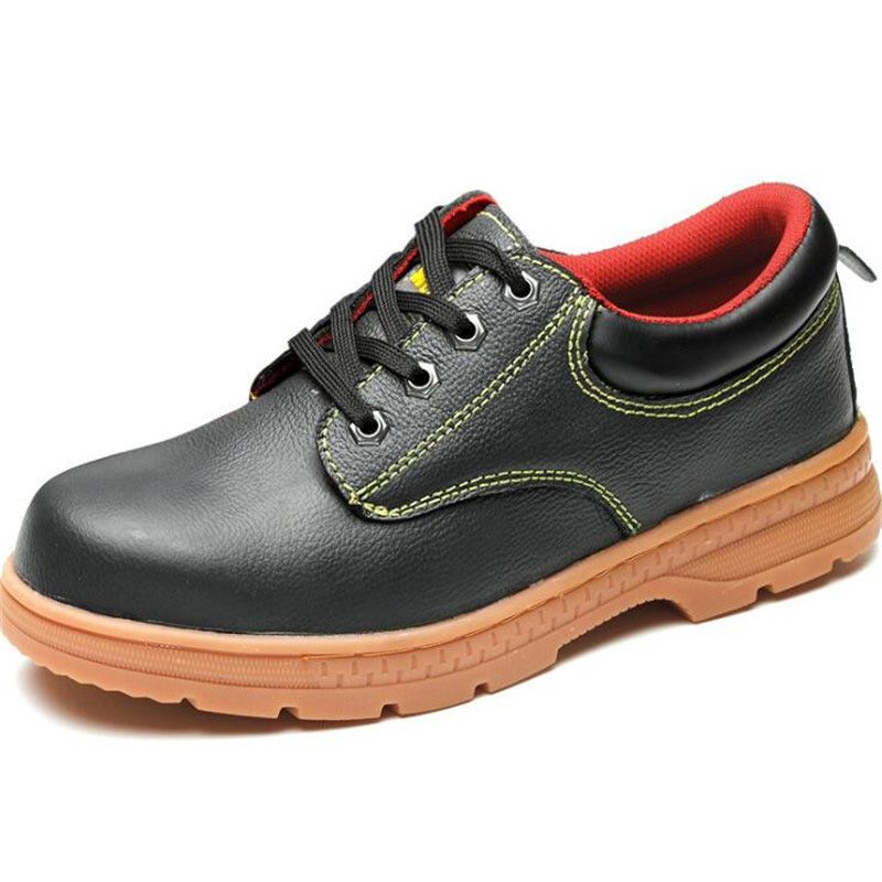 leather non slip work shoes