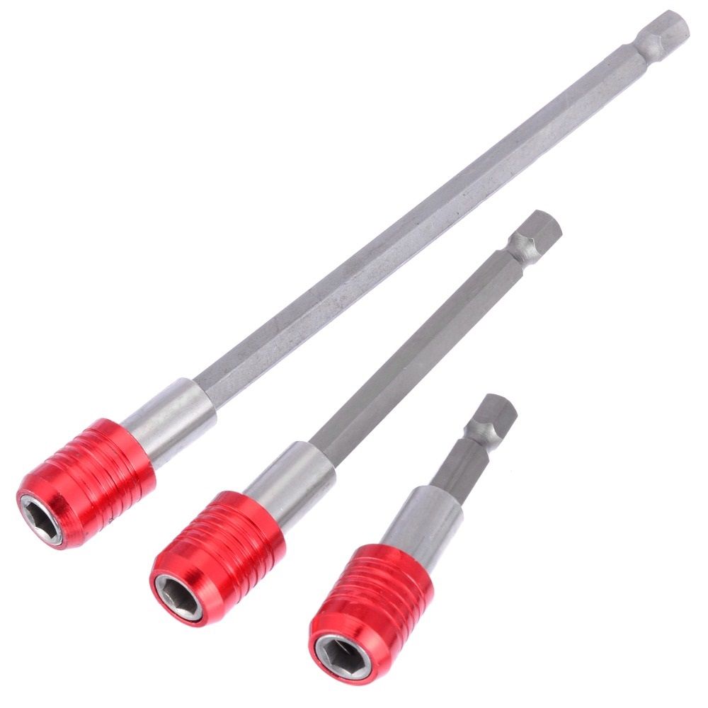 Gulakey Drill Bit Set 10pcs 1//4 Inch Hex Shank Release Magnetic Extension Socket Drill Bit Holder Power Tools for Rotary Tool