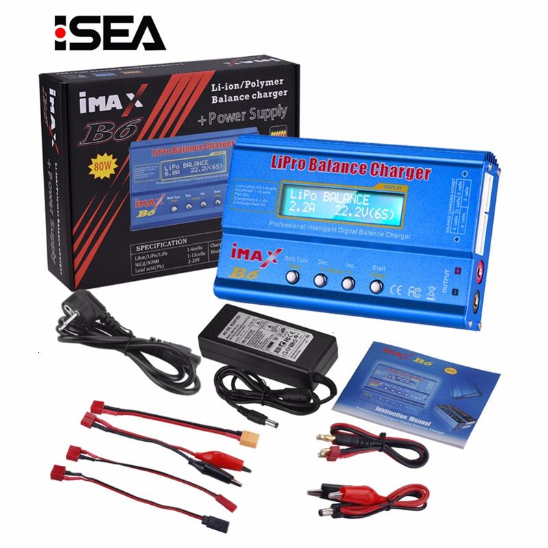 HTRC IMAX B6 80W Battery Charger Lipo NiMh Li Ion Ni Cd Digital RC IMAX
