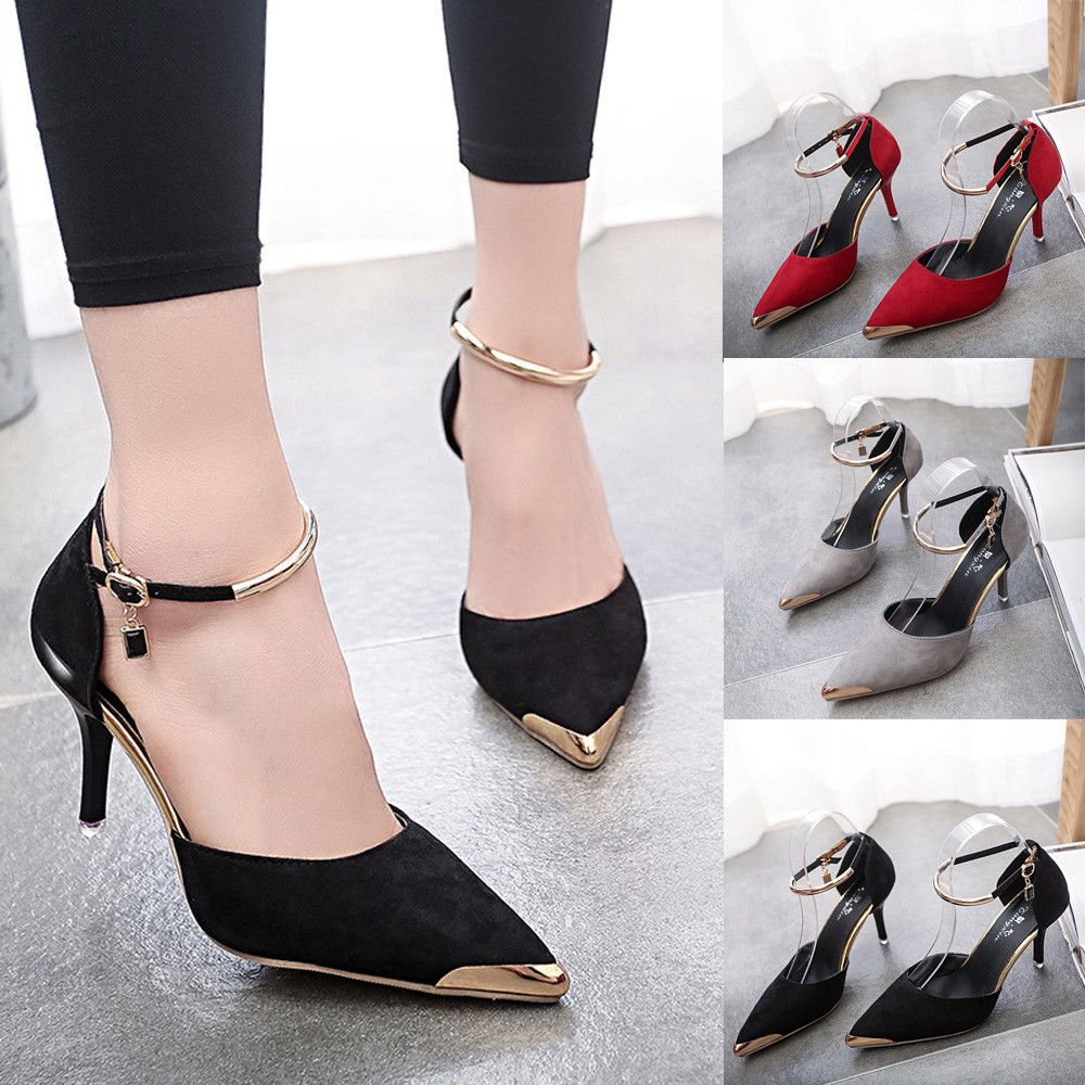 zapatillas de tacon de moda