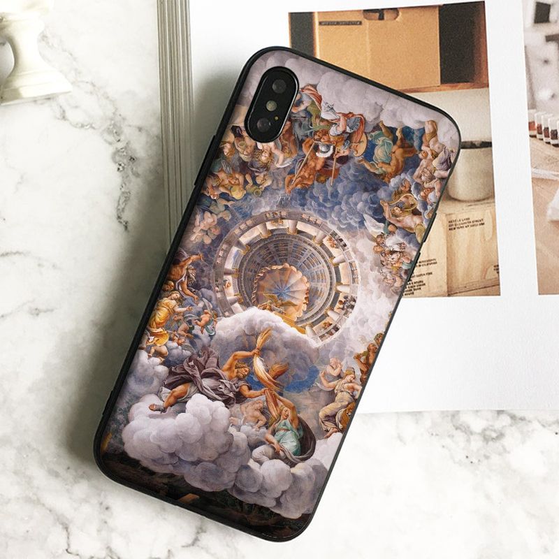 Wholesale Supply Capa Luxury Barroco Aesthetic Phone Case For Iphone 11 Pro Xs Max Xr 8 7 6s Plus 5 Se Case Soft Black Tpu Silicone Cover From Breadcase 2 77 Dhgate Com