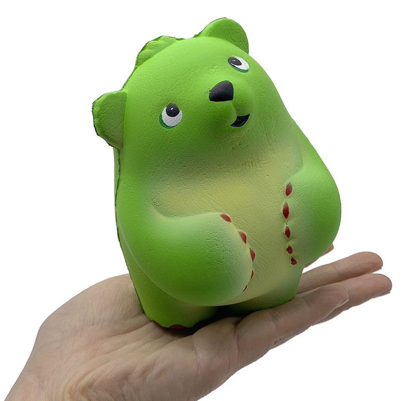 green stretchy toy