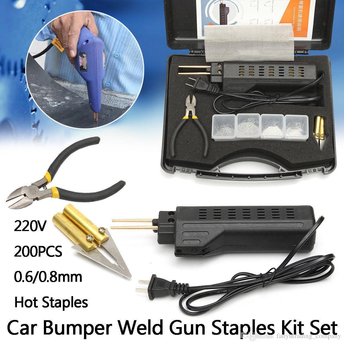 Professional Repair Welding Machine Set,Car Bumper Crack Repair Welding Machine Set,for Repairing and Reinforcing All Automotive Plastic and Auto Body Dent Removal 