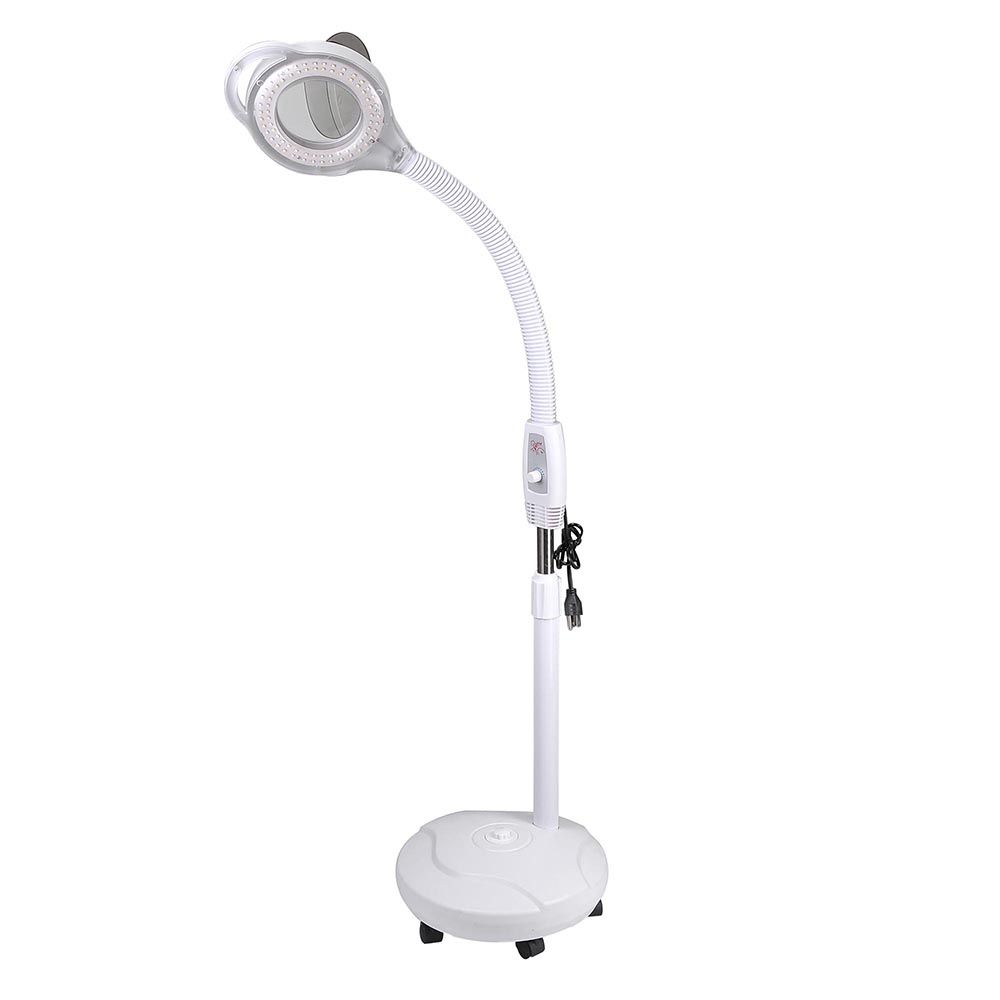 2020 5x Gooseneck Magnifier Magnifying Lamp Floor Stand Led Night