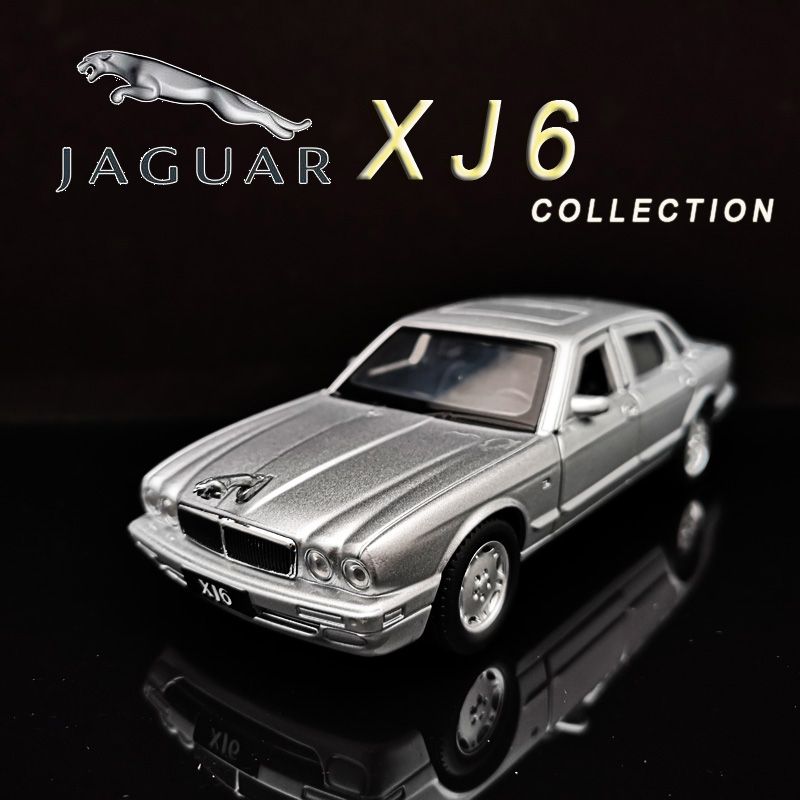 1:32 For Jaguar XJ6 Classic Alloy Car Model Diecasts Metal High Simulation Toy