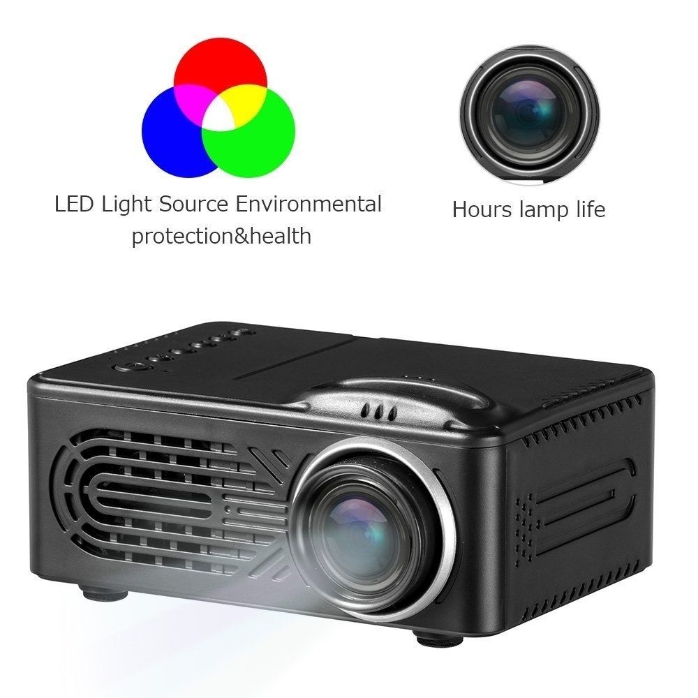 Ordenador portátil de la moda Entretenimiento 1080P HD Multimedia mini LED proyector