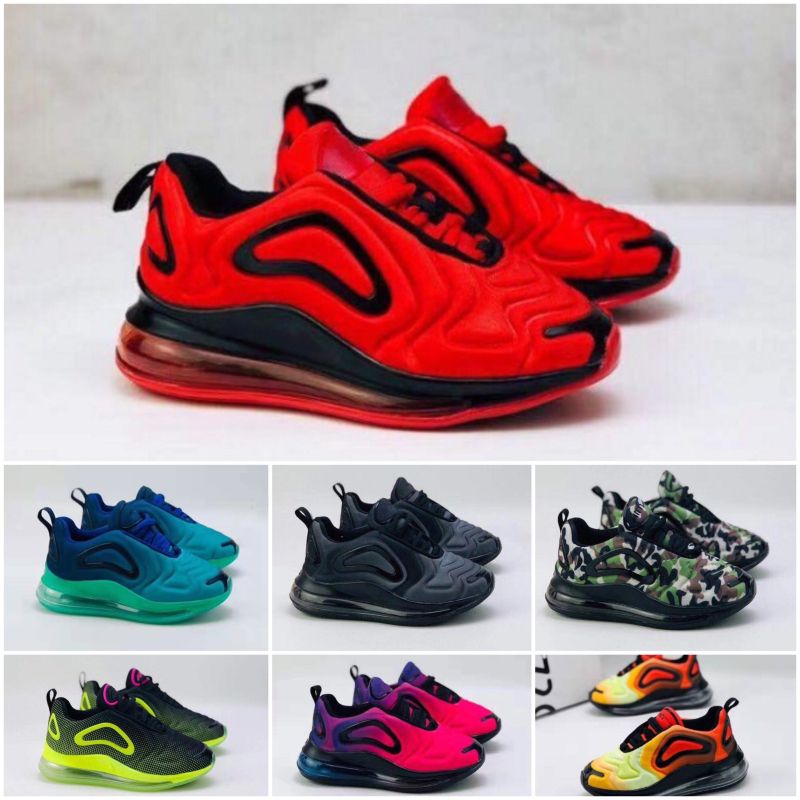 Compre Nike Air Max 720 72c Caliente Niños Zapatos Casuales Azules Niñas  Zapatos Deportivos Al Aire Libre De Color Rosa Niños Zapatos Casuales Rojos  28 35 Zapatillas De Deporte Para Niños A