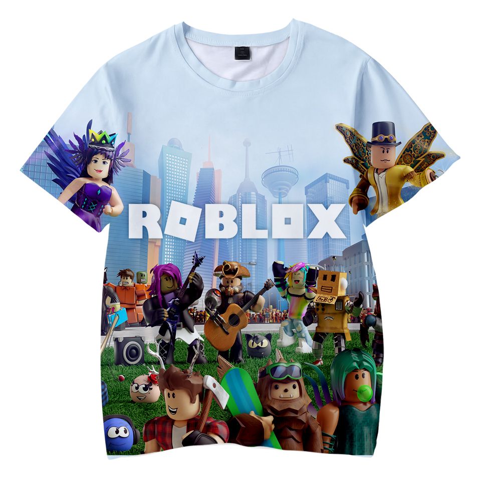 Luckyfridayf 2018 New 3d Roblox Print Summer Short Sleeve Cool Kids T Shirts Print Summer T Shirts Boys Girls Tops Tee Clothes S418 Top T Shirt Sites Cool T Shirts For Boys Online - cool green ninja shirt roblox