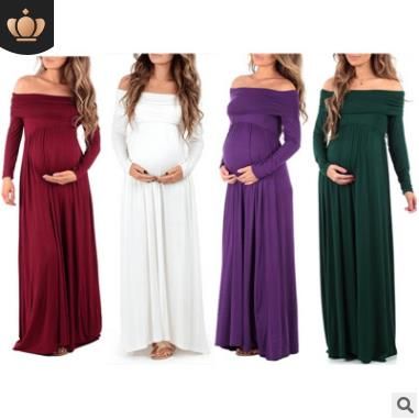 maternity long frocks