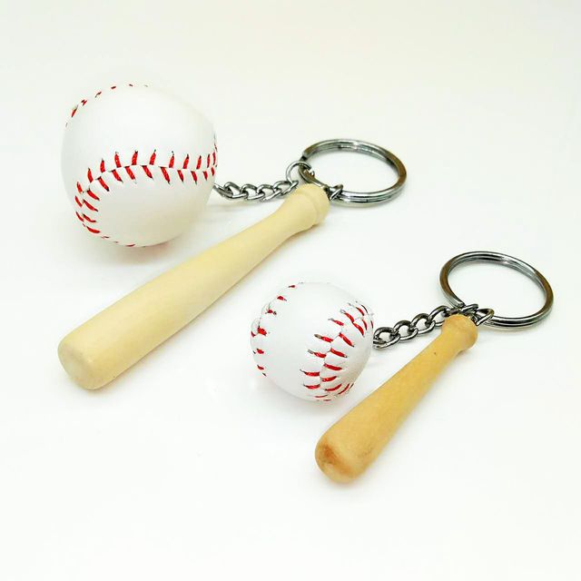 2021 Mini Baseball Keychain Bag Charm Pendant Ball Ornaments Women Men