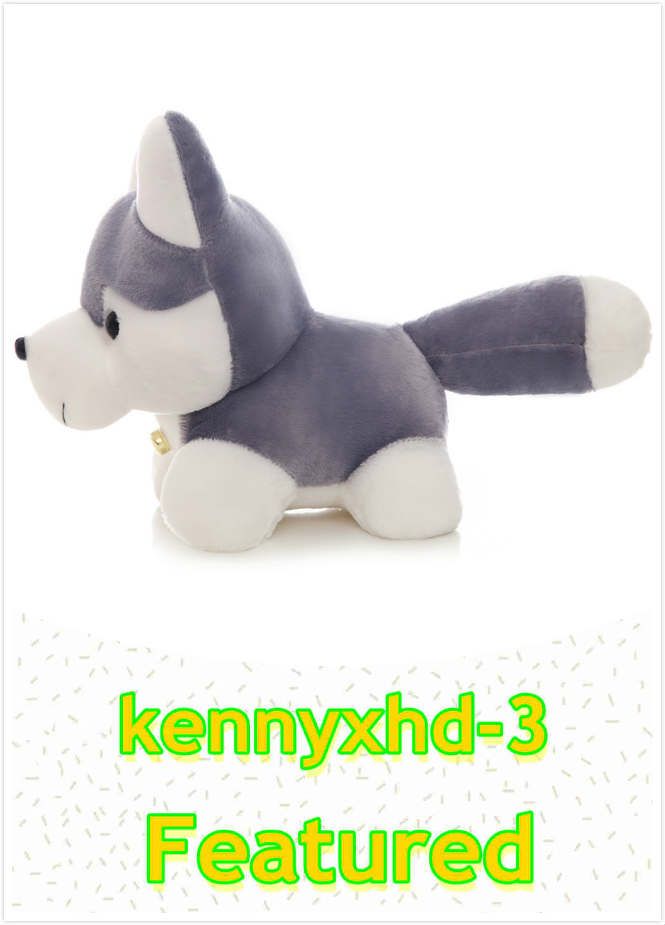 husky valentine stuffed animal