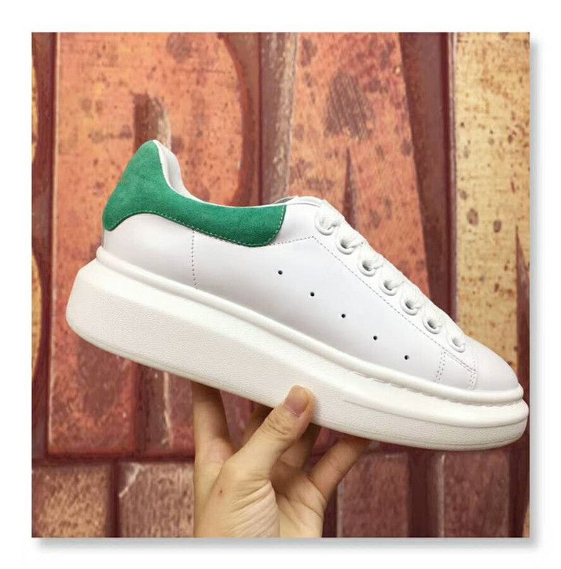 shoes with green back