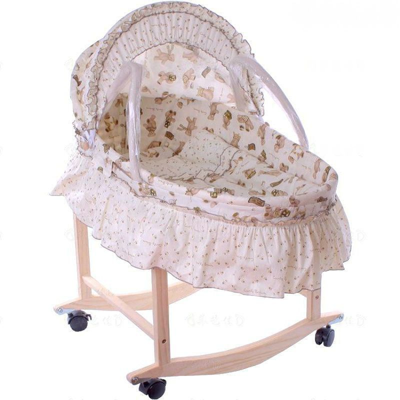 wood frame bassinet