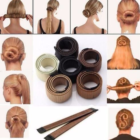 Fashion Girl French Hair Clip Diy Care Styling Tools Donut