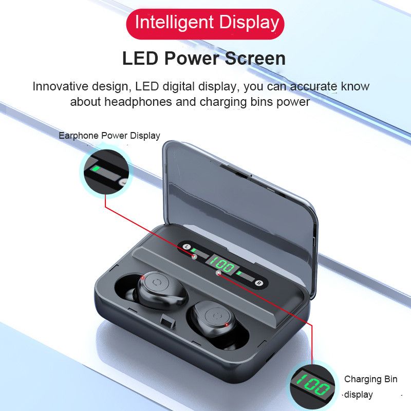 F9-5 Cuffie senza fili Auricolari Bluetooth auricolari impermeabili  Auricolari Sport Auricolari per Huawei iPhone Xiaomi TWS Auricolare  musicale TWS | Gearbest Italia