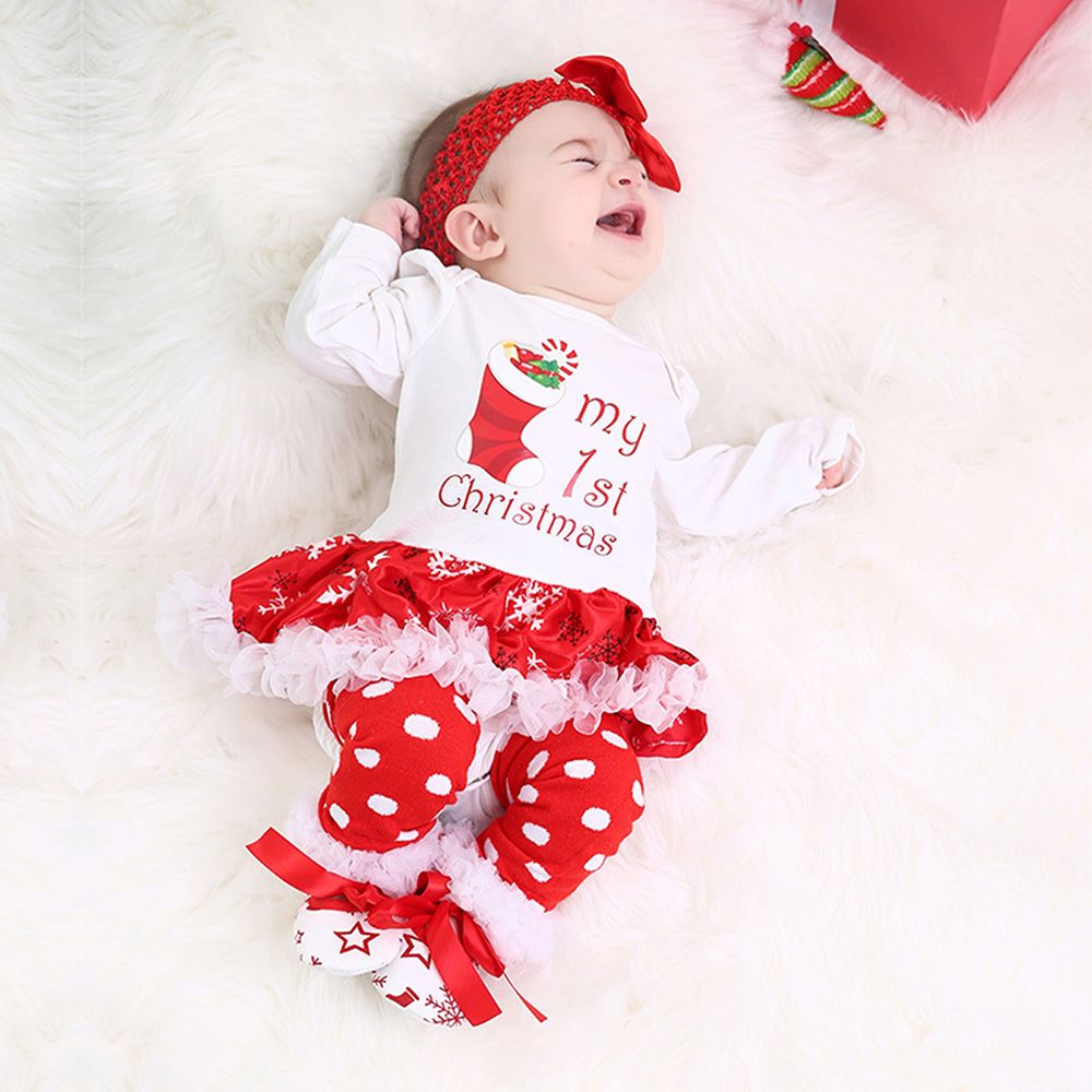 newborn baby girl christmas dress