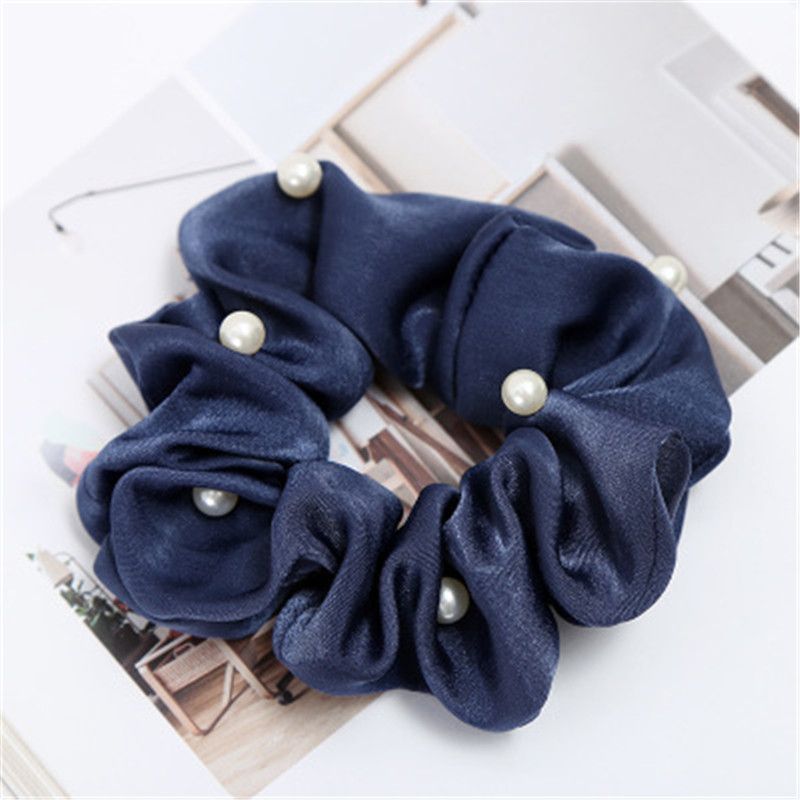 Women Girl Hair Bun Wraps Scrunchy Ring Elastic Hair Bands Bobble