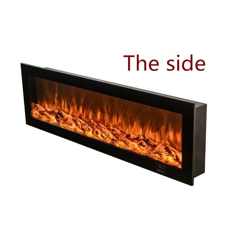2019 Electric Fireplace In Wall Insert Wall Mounted 1500w Fireplace Bedroom Living Room Study Room Heating Machine Steel Plate Timer Multicolor From