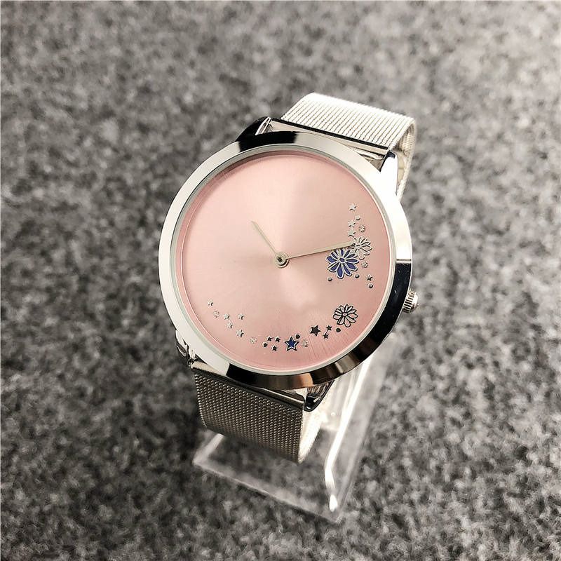 Stylish Brand Ultra Thin 40mm Pink Dial Simple Wrist Watches For Women Watches Ladies Watch Luxury Silver Bracelet Clock Reloj Mujer Fashion Watches Fine Watches From Qq329832802 7 45 Dhgate Com