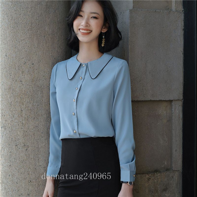 casual blouses for work