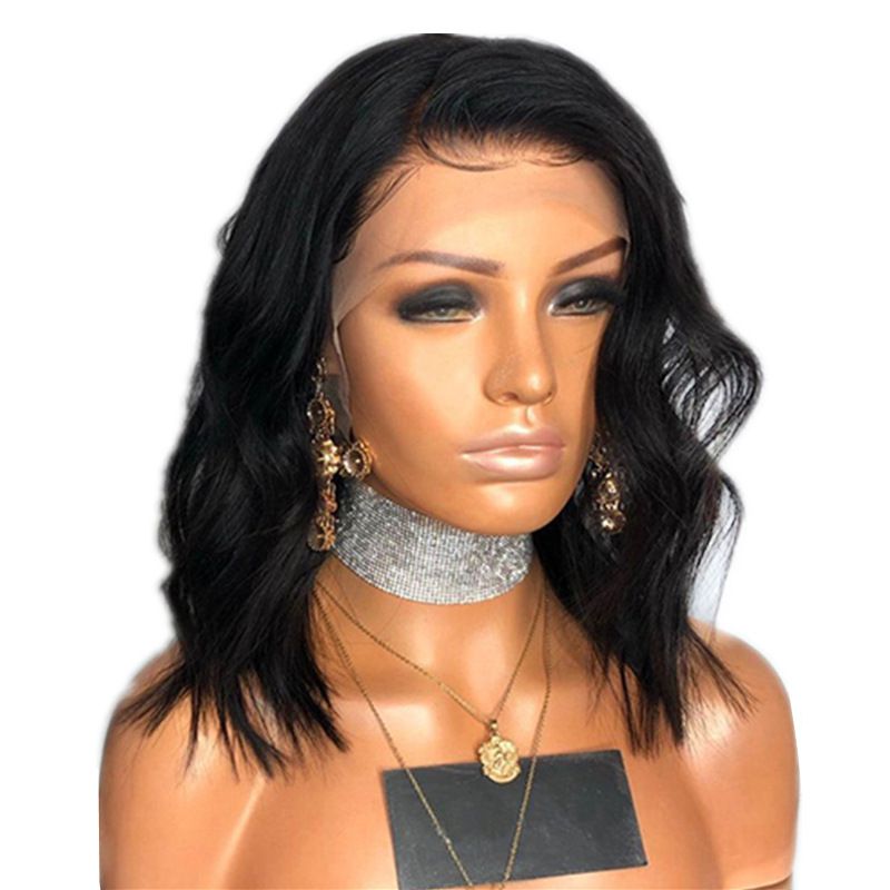 New European And American Wig Ladies Natural Black Lifelike Short