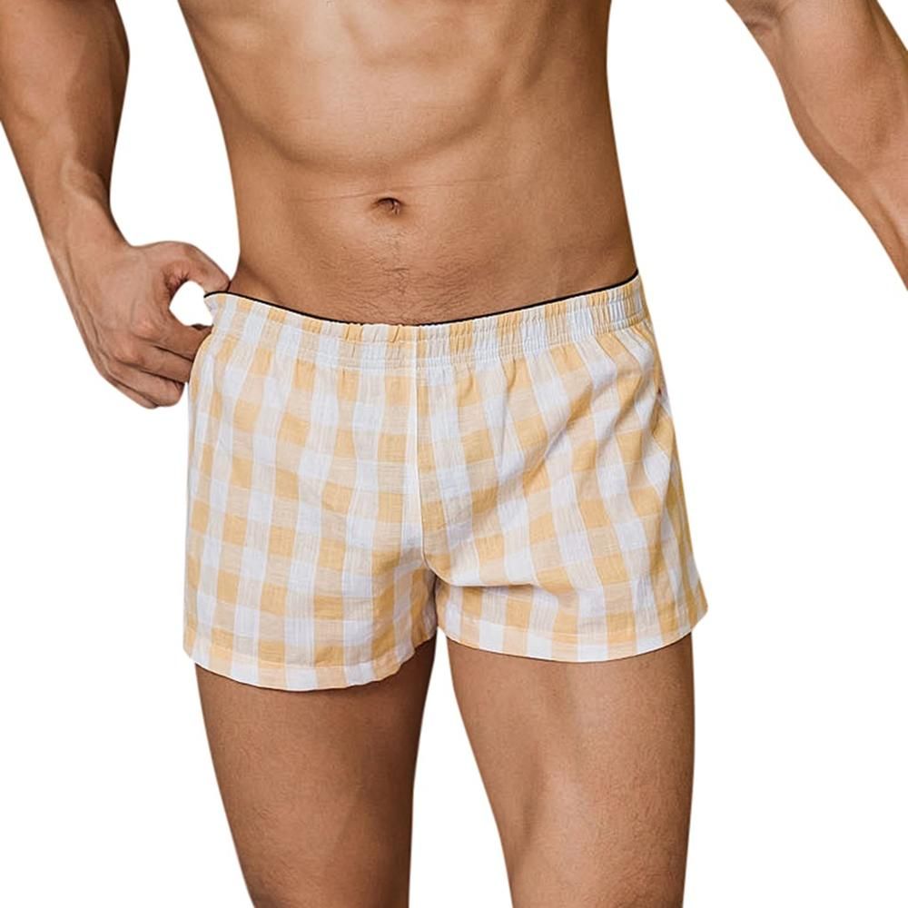plaid running shorts