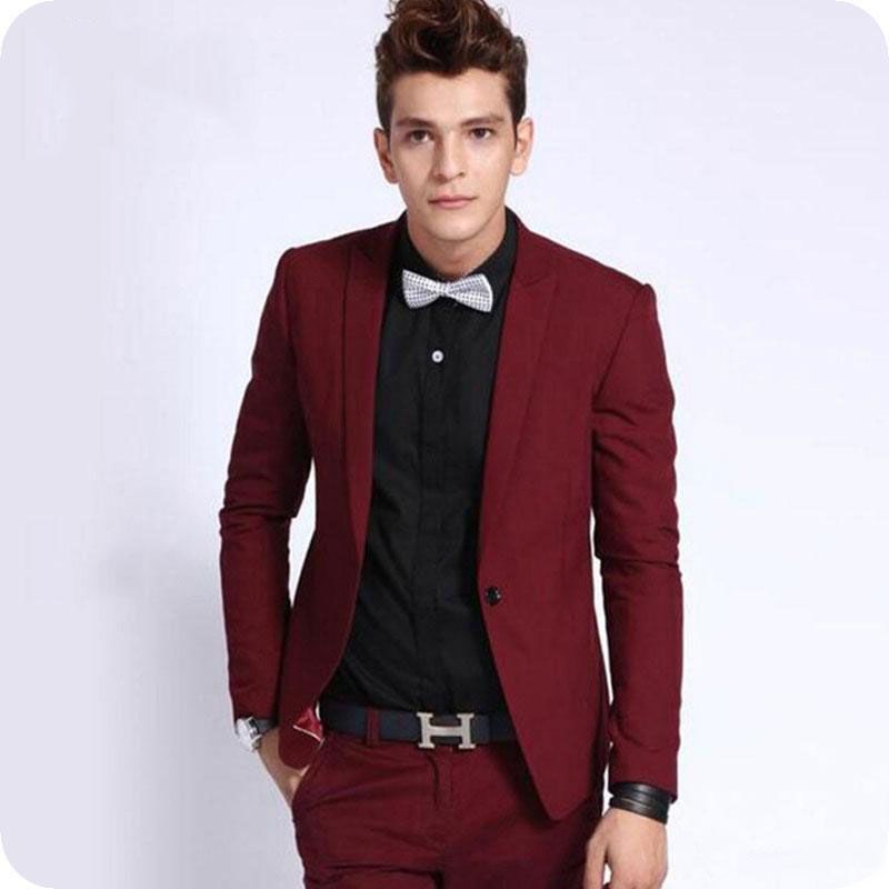 Blazer Slim Fit Casual Wedding Suits 