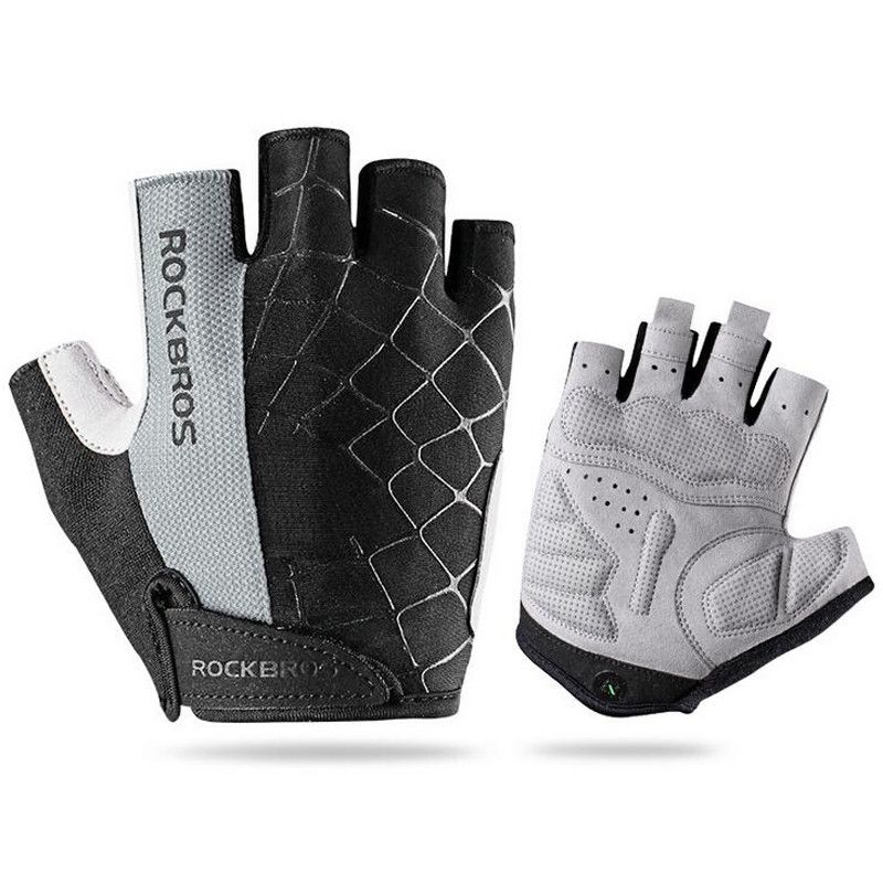 2020 Cycling Gloves Bike Shock Absorbing Pad Anti Slip Half Finger