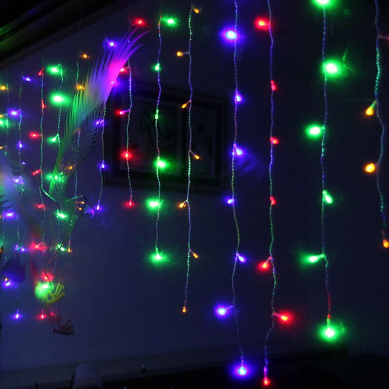 Luci Di Natale Da Esterno.Acquista Luci Di Natale Decorazione Da Esterno 10m Droop Led Cortina Di Ghiaccioli String Lights Garden Xmas Party Decorative Lights 73 A 44 Dal Garden168 Dhgate Com