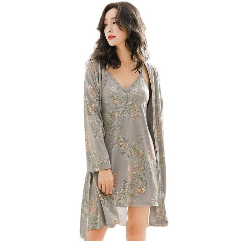 nightgown robe set