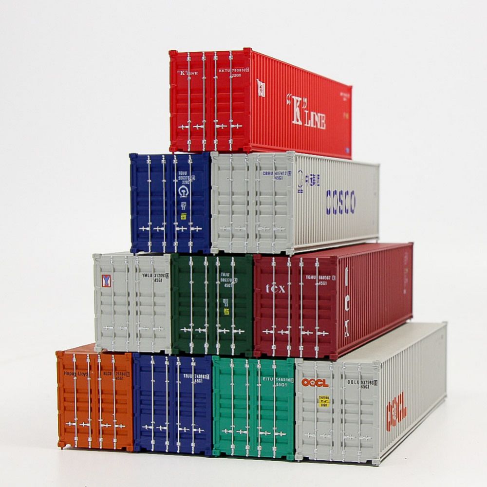 HO Scale 40ft Containers Shipping Container Freight Car Railway