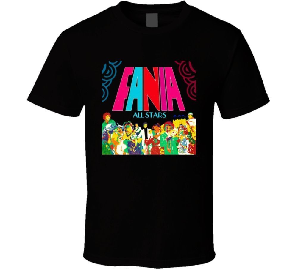 FANIA ALL STARS TRIBUTE Tee Cotton Mens Unisex T Shirt T Shirt A Day Retro Tee  Shirts From Charm83, $12.7| DHgate.Com