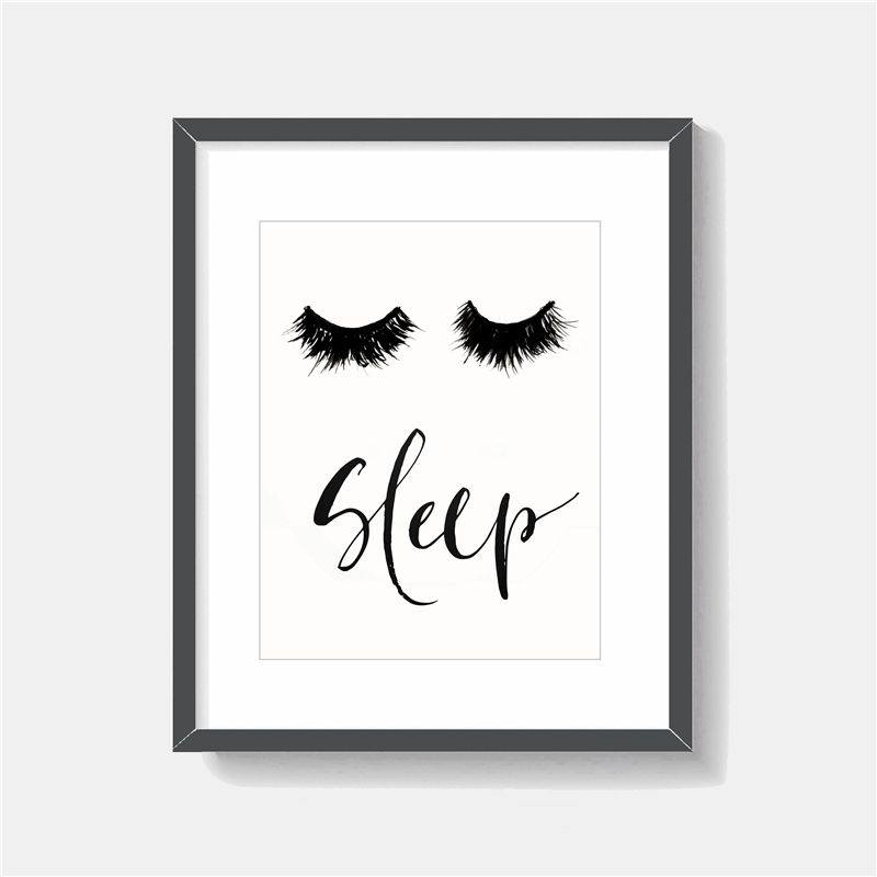 2020 The Sleep Eyelash Minnimalist Hd Canvas Posters Prints Wall Art Painting Decorative Picture Modern Home Decoration Accessories Hd From Iwallart 8 06 Dhgate Com