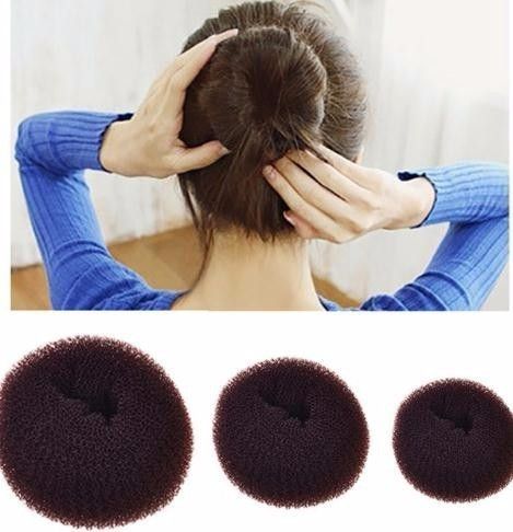 2019 Female Hair Donuts Bun Maker Round Styling Fold Accessories
