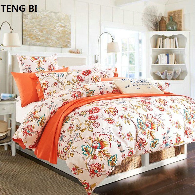 100 Cotton Bedding Sets Queen King Duvet Cover Set Beautiful