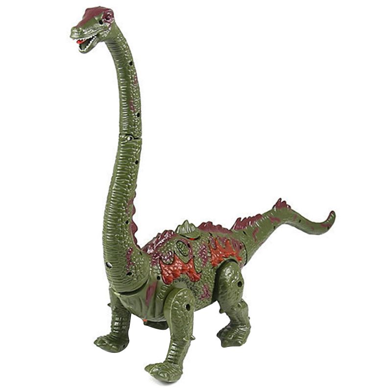 Proyección de cuello largo-eléctrico de juguete dinosaurio Caminar puesta  de huevos Simulación Modelo Animal NSV775
