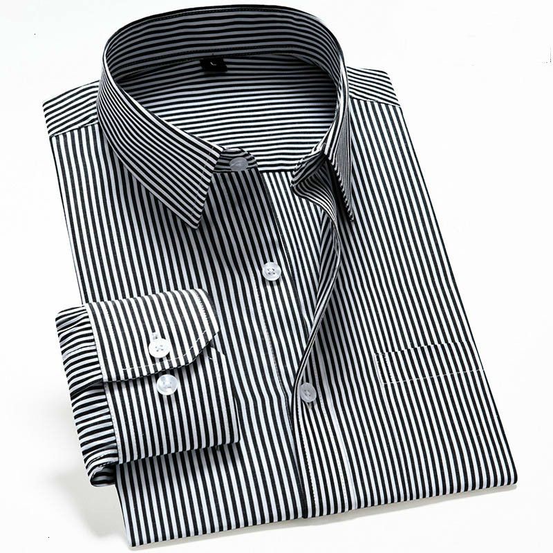 Formal Black Men/'s Button Down Dress Shirts Casual Long Sleeve Slim Fit Shirt
