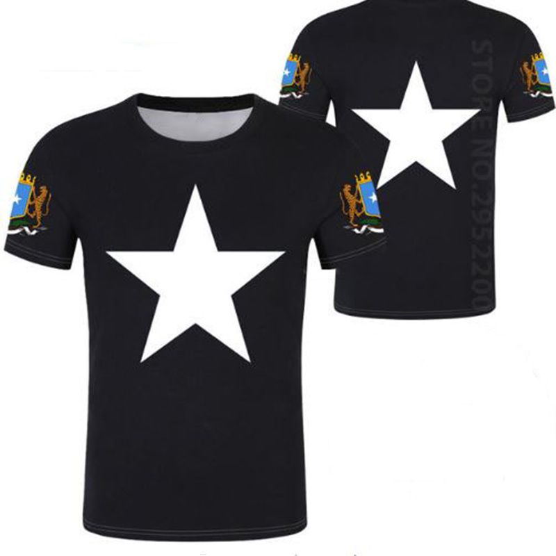 Country Of Somalia College Letter Custom Name /& Number Personalized T-shirt