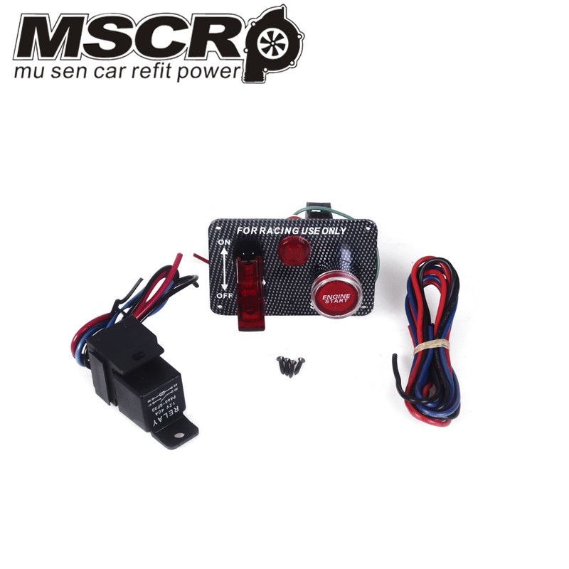 2020 Racing Car Switch Mp 3011 Carbon Fiber Ignition Toggle Switch Engine Start Push Starter Button Panel Kit From Museng11 8 55 Dhgate Com