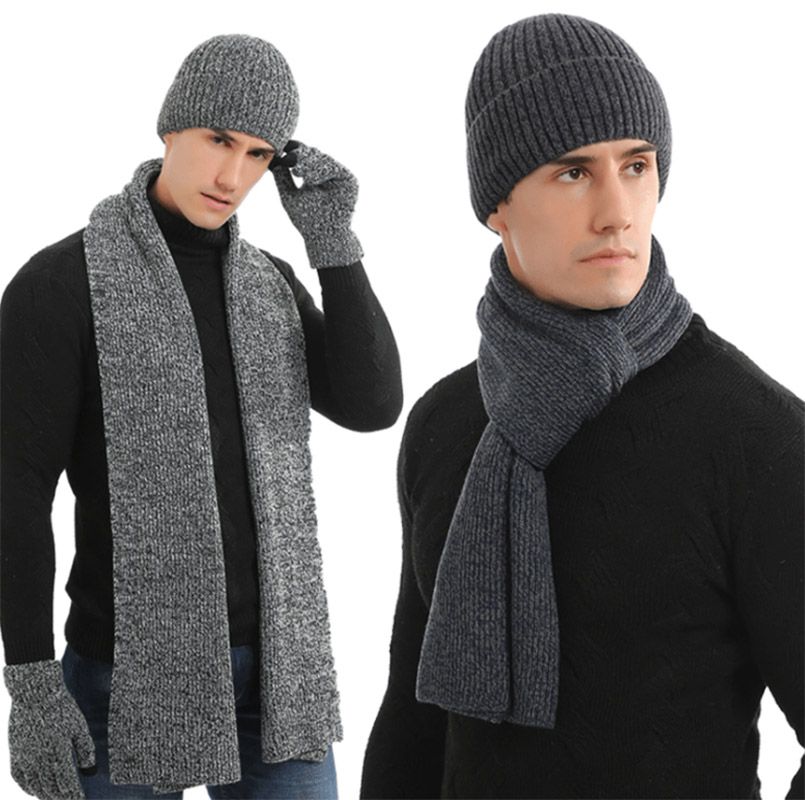 hat scarf and gloves mens