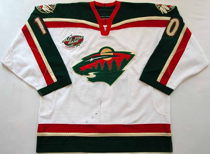 minnesota wild game worn jerseys