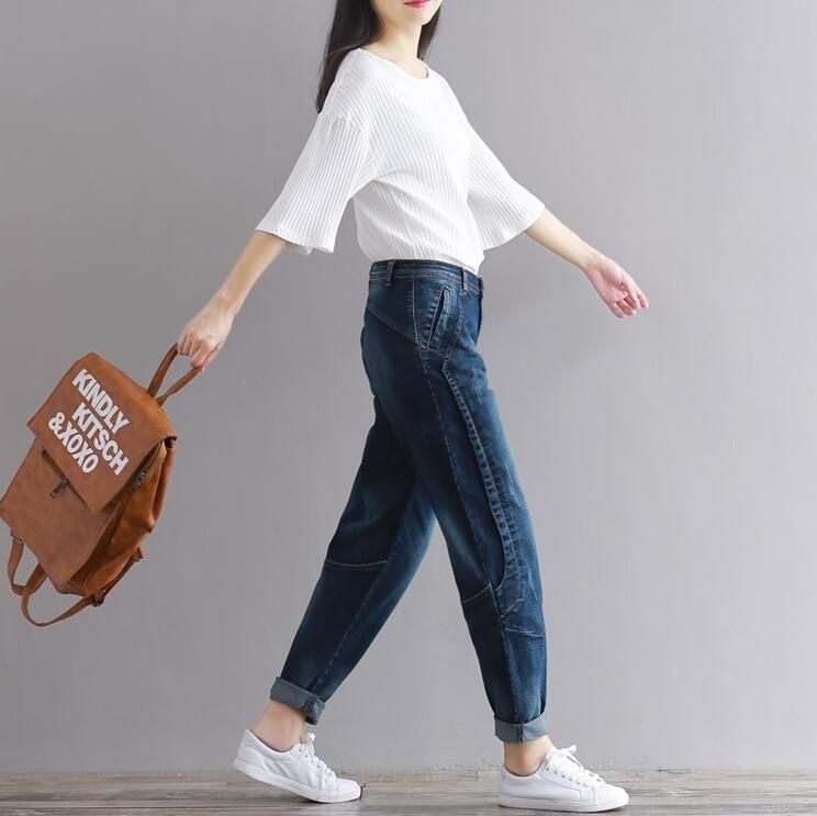 plus size loose fit jeans