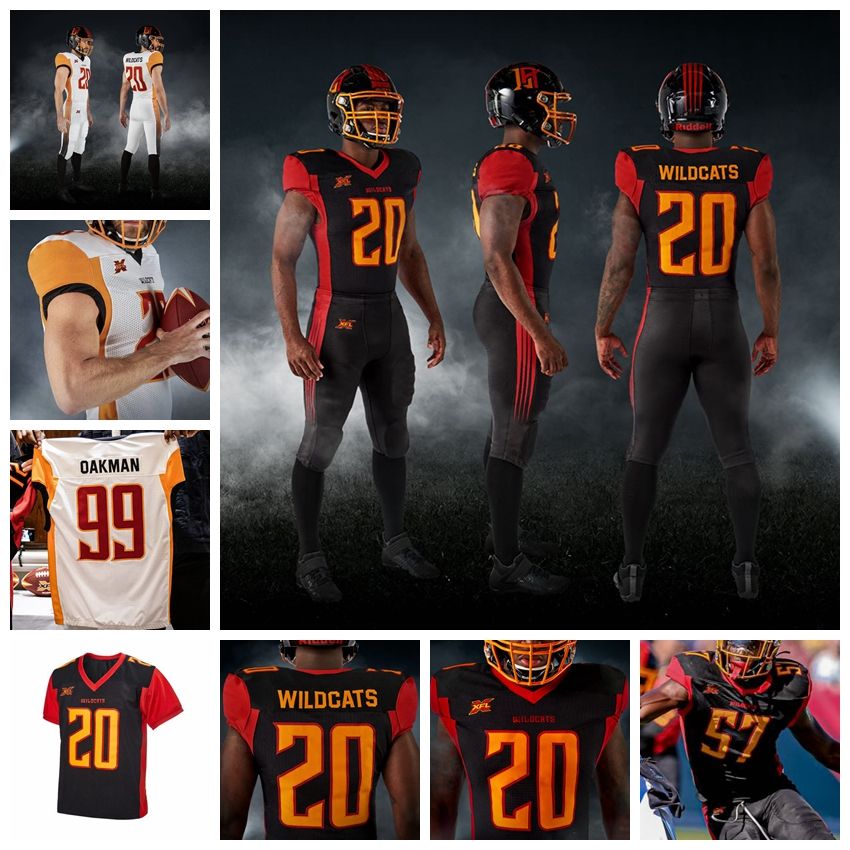 xfl wildcats jersey