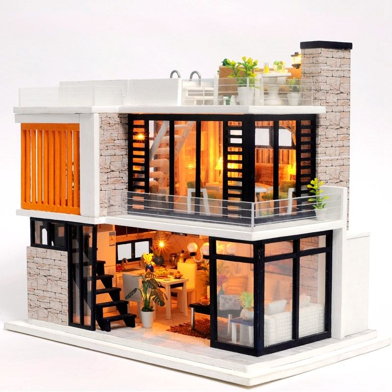 miniature dollhouse kitchens