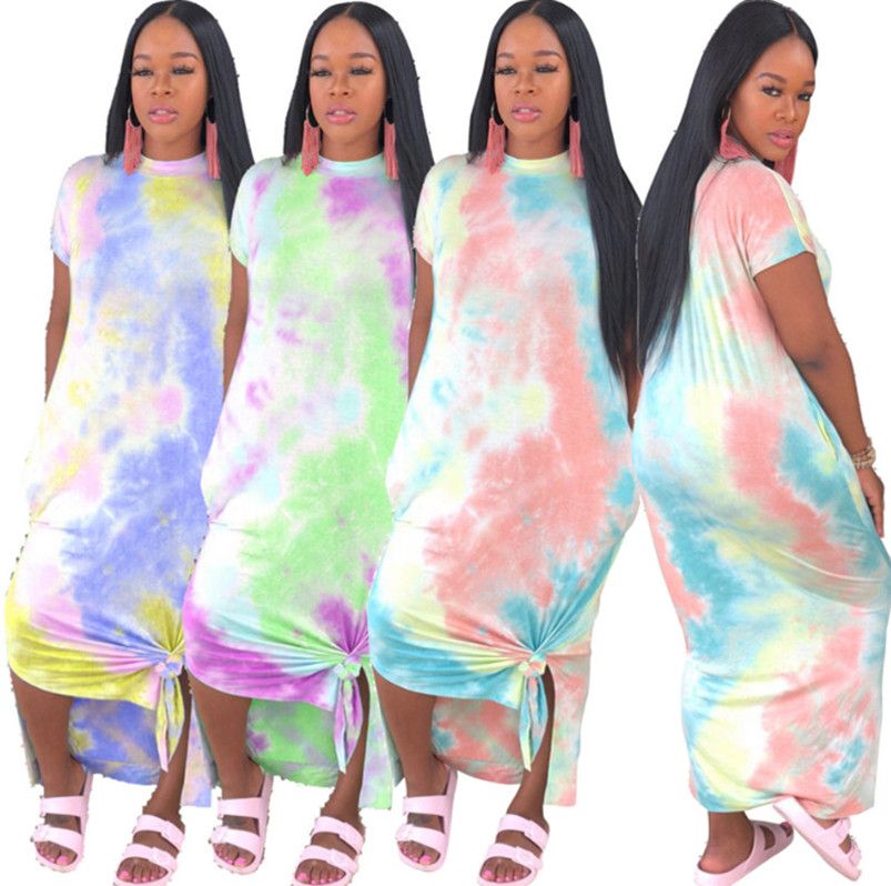 tie dye maxi