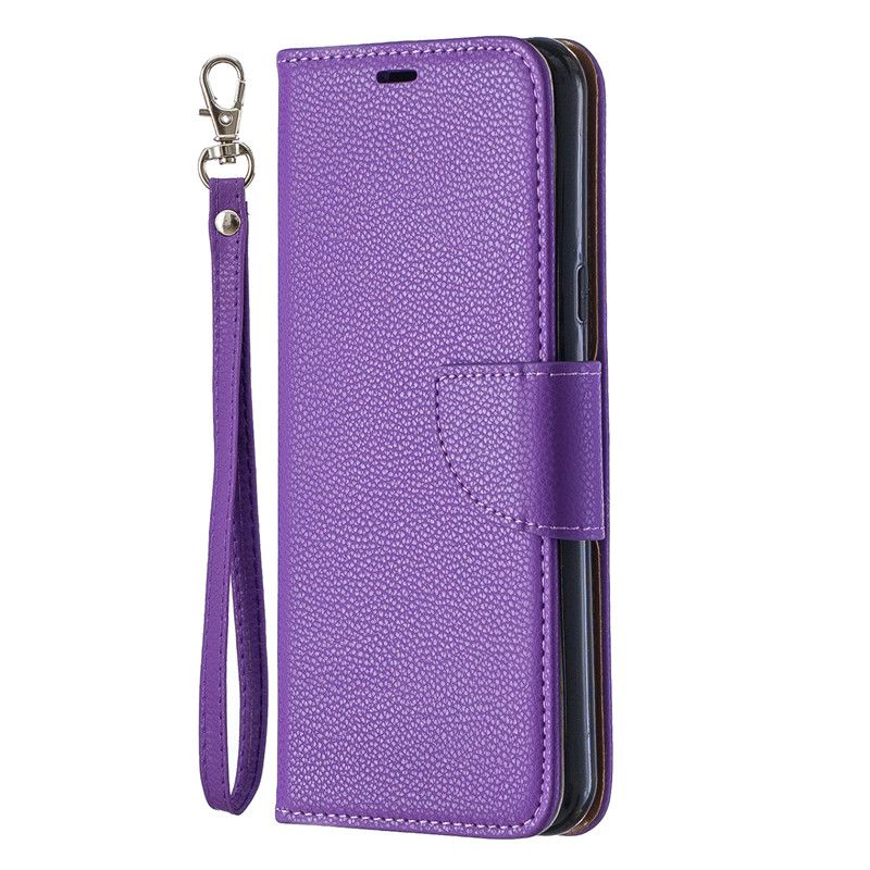Download Flip Cover Stand Wallet For LG Stylo 5 Case Pure Color Lichee Pattern PU Leather Mobile Phone ...