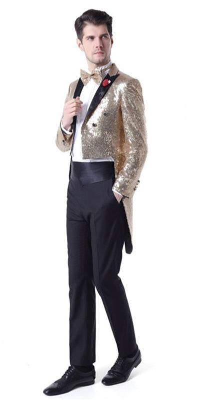 mens shiny suit jacket